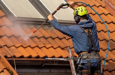 Démoussage et hydrofuge de toiture à Sulignat